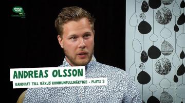 Val 2018 - Intervju med Andreas Olsson (C)